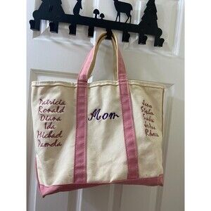 LL Bean Canvas BOAT AND TOTE ZIPPER Bag